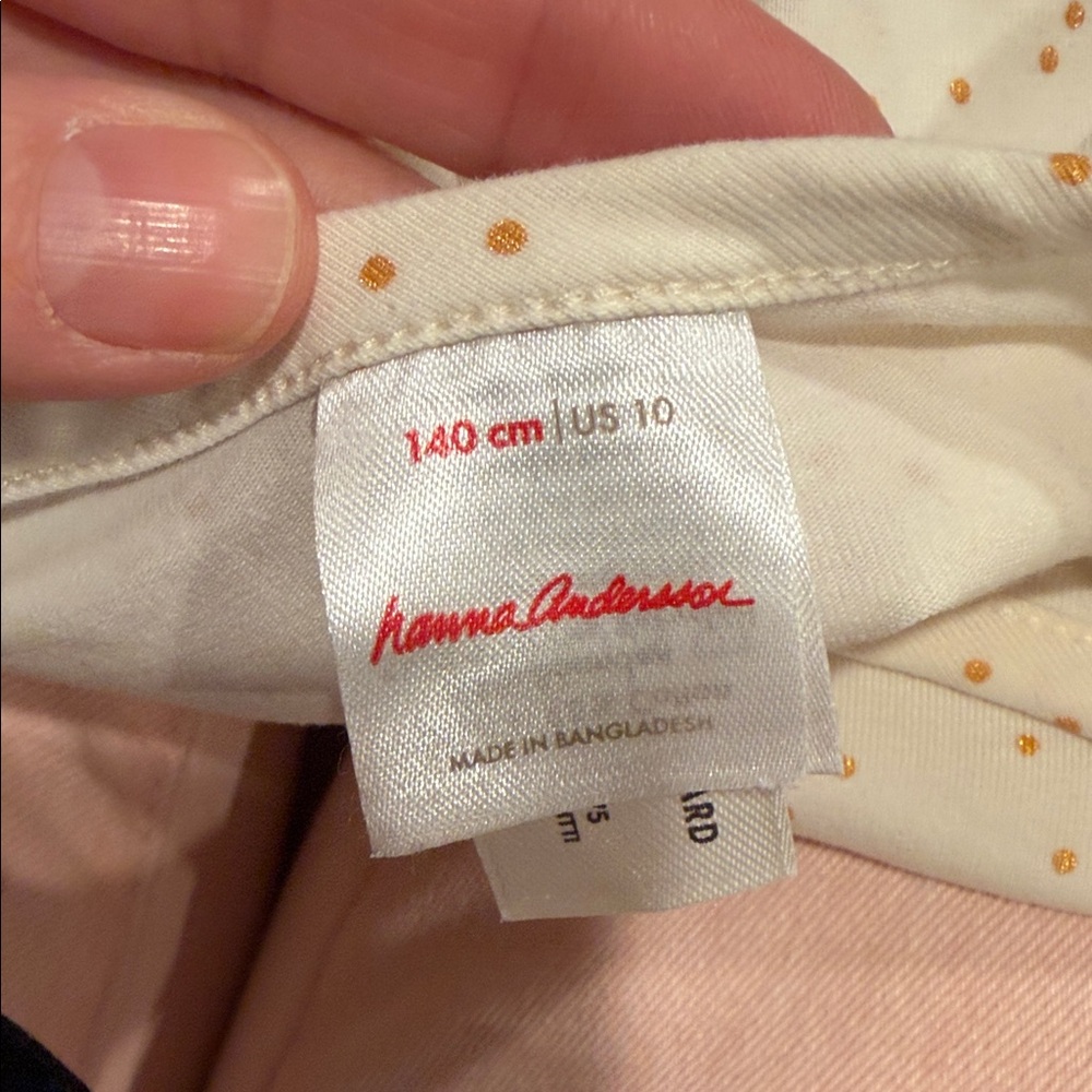 Hanna Andersson White Tulle skater dress size 10 - Picture 8 of 8